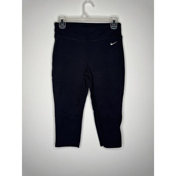 Nike DRI-FIT Leggings Black RN#56323-CA05553 Women Size Medium Stretch Athletic‎ - Picture 1 of 4